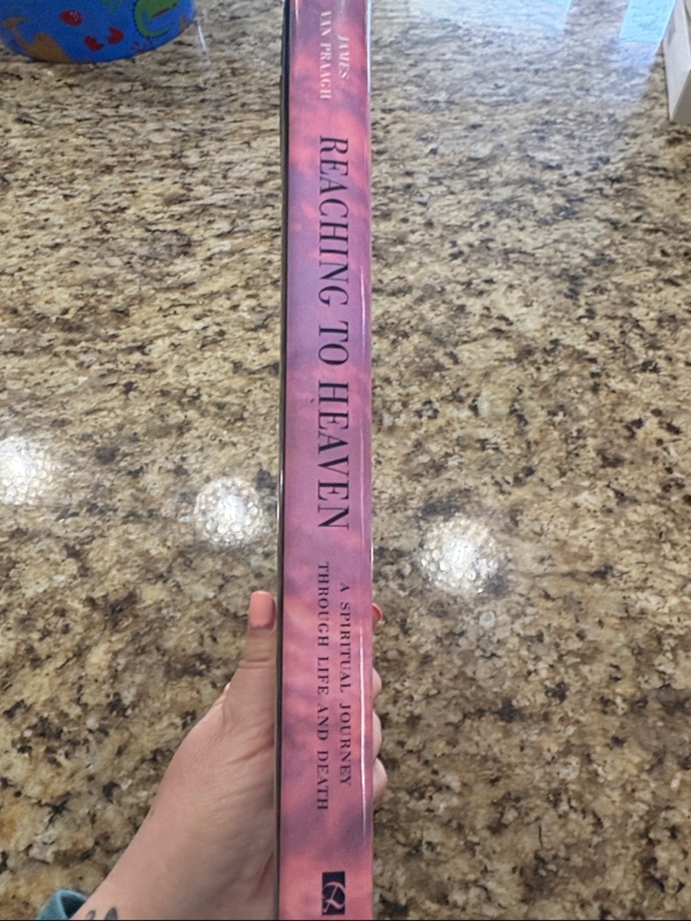 Reaching to Heaven - Pink & Gold Decorative Book - Picture 3 of 6